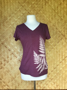 V-Neck Top (Maroon Frost)