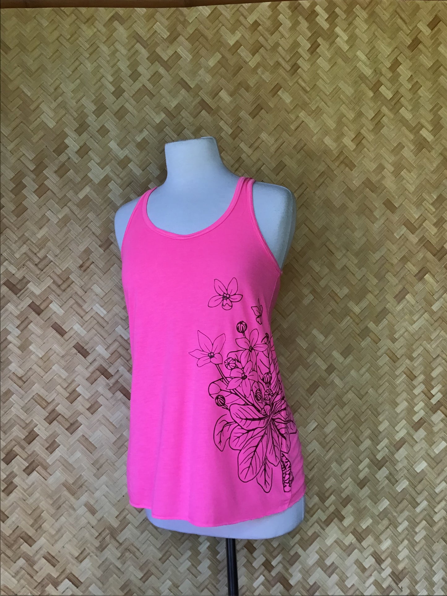 Racerback Tank Tops (Neon Pink)