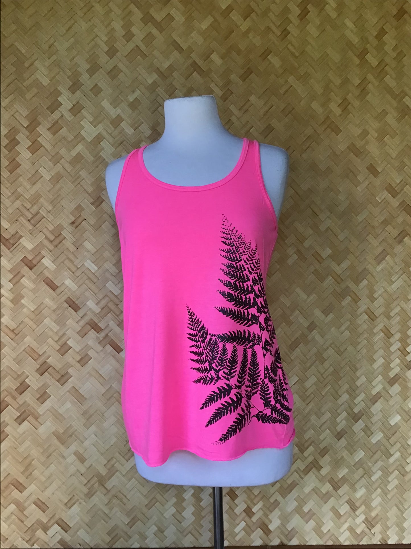 Racerback Tank Tops (Neon Pink)