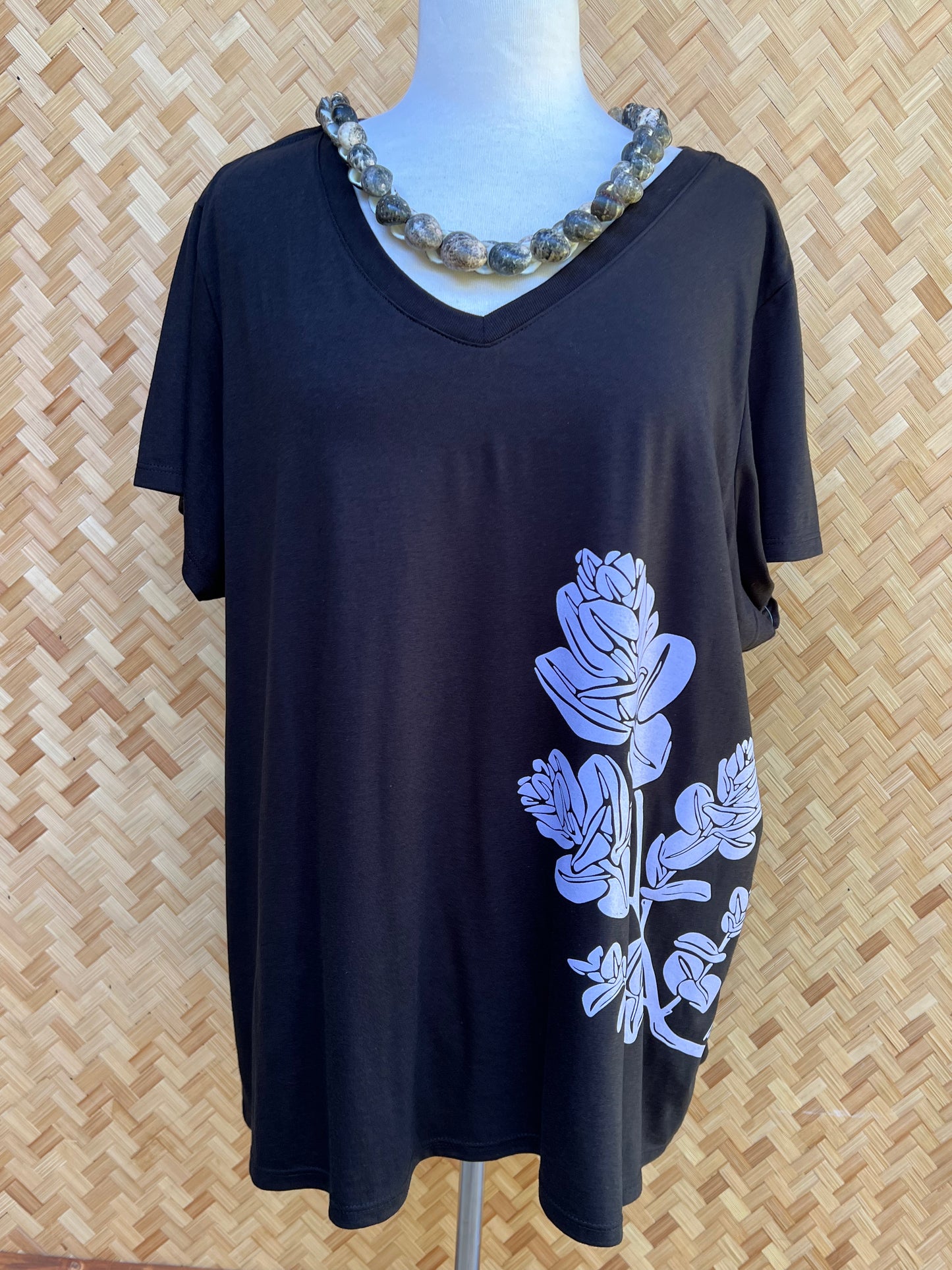 V-Neck Top (Black)