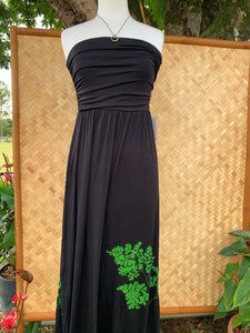 Strapless Maxi Dress (Black)
