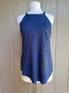 Halter Tank Tops (Heather Navy)