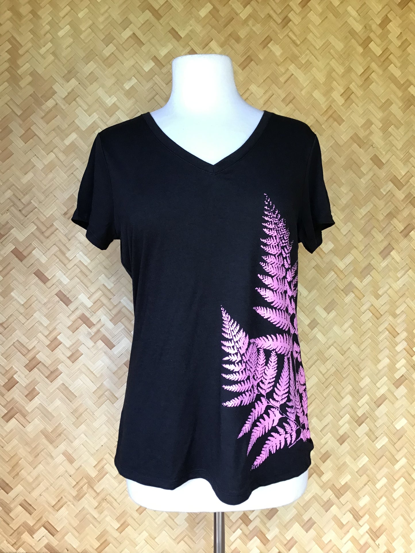 V-Neck Top (Black)