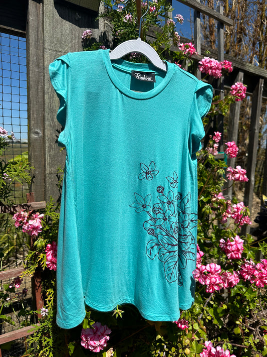 Keiki Dresses/Tunic Tops (Aquamarine)