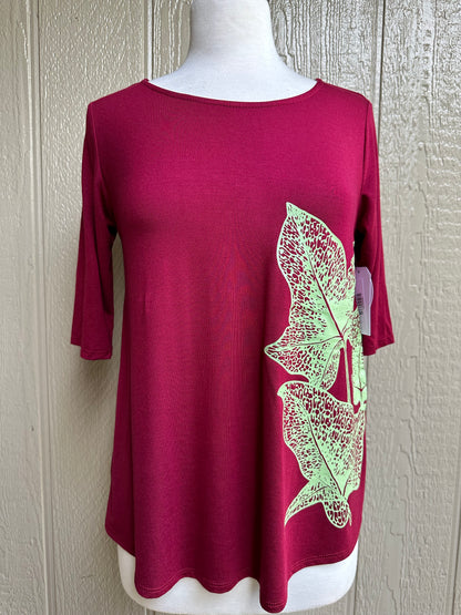 Hoapili Top (Burgundy)