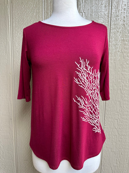 Hoapili Top (Burgundy)