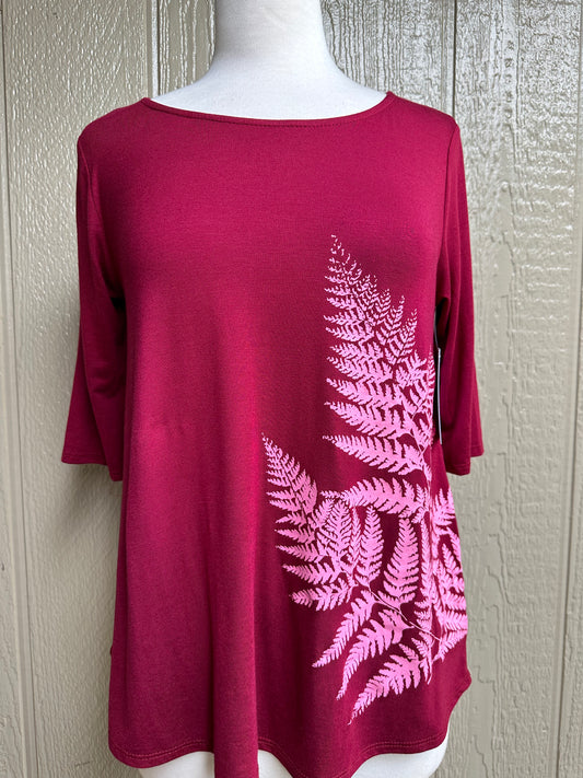 Hoapili Top (Burgundy)