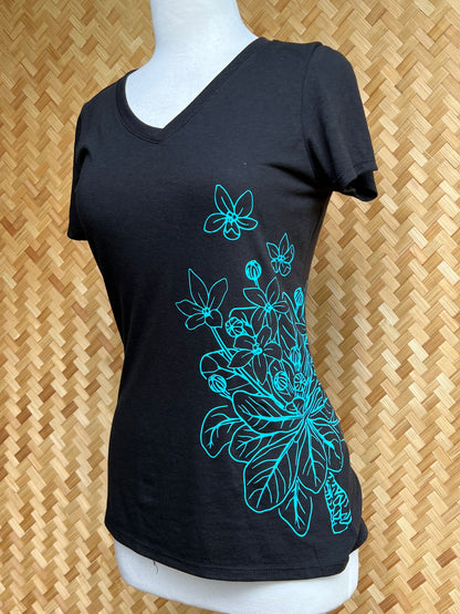 V-Neck Top (Black)