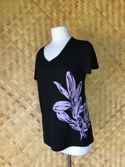 V-Neck Top (Black)