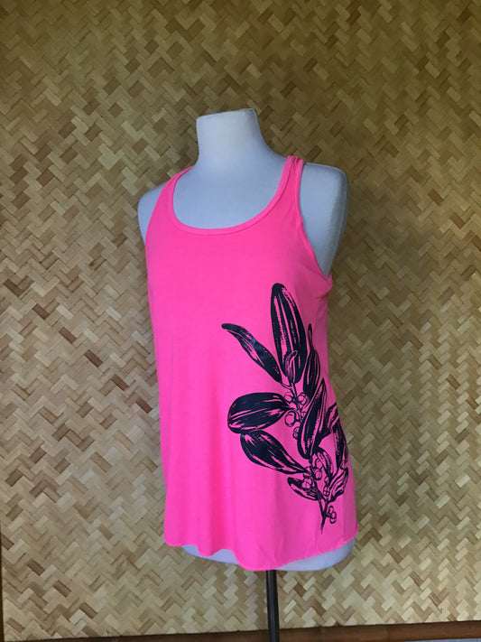 Racerback Tank Tops (Neon Pink)