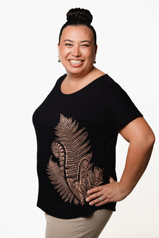 Hāpuʻu Pūlama Dolman Top