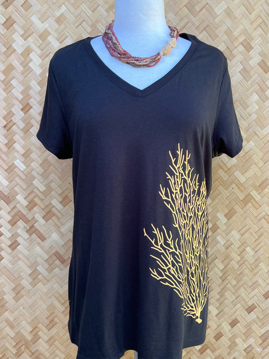 V-Neck Top (Black)