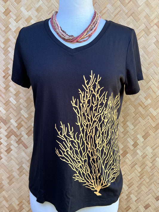 V-Neck Top (Black)