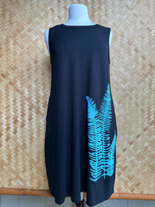 Bamboo Tank Dress (Black)