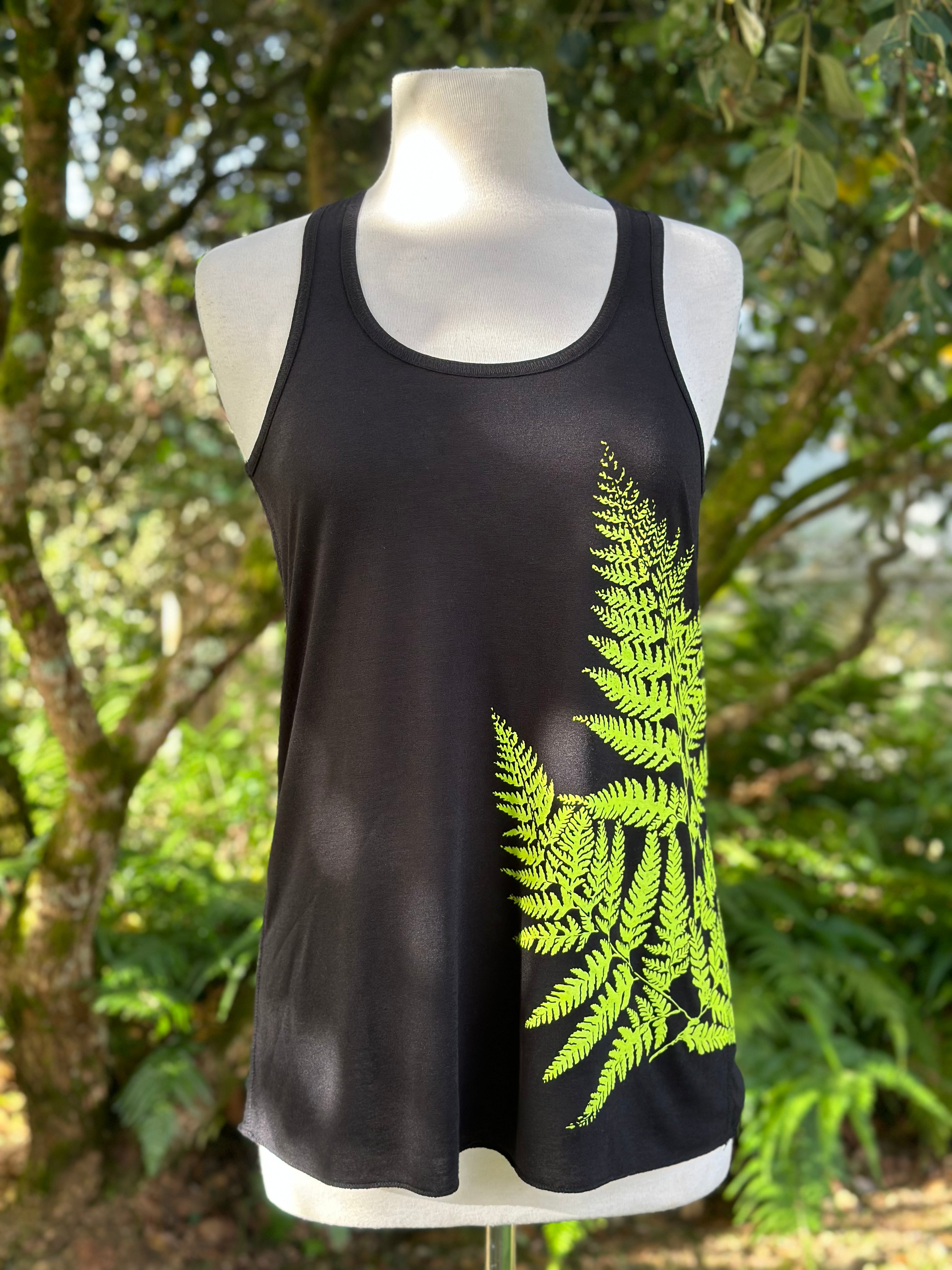 Racerback Tank Tops (Black)