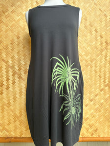 Bamboo Tank Dress (Black)