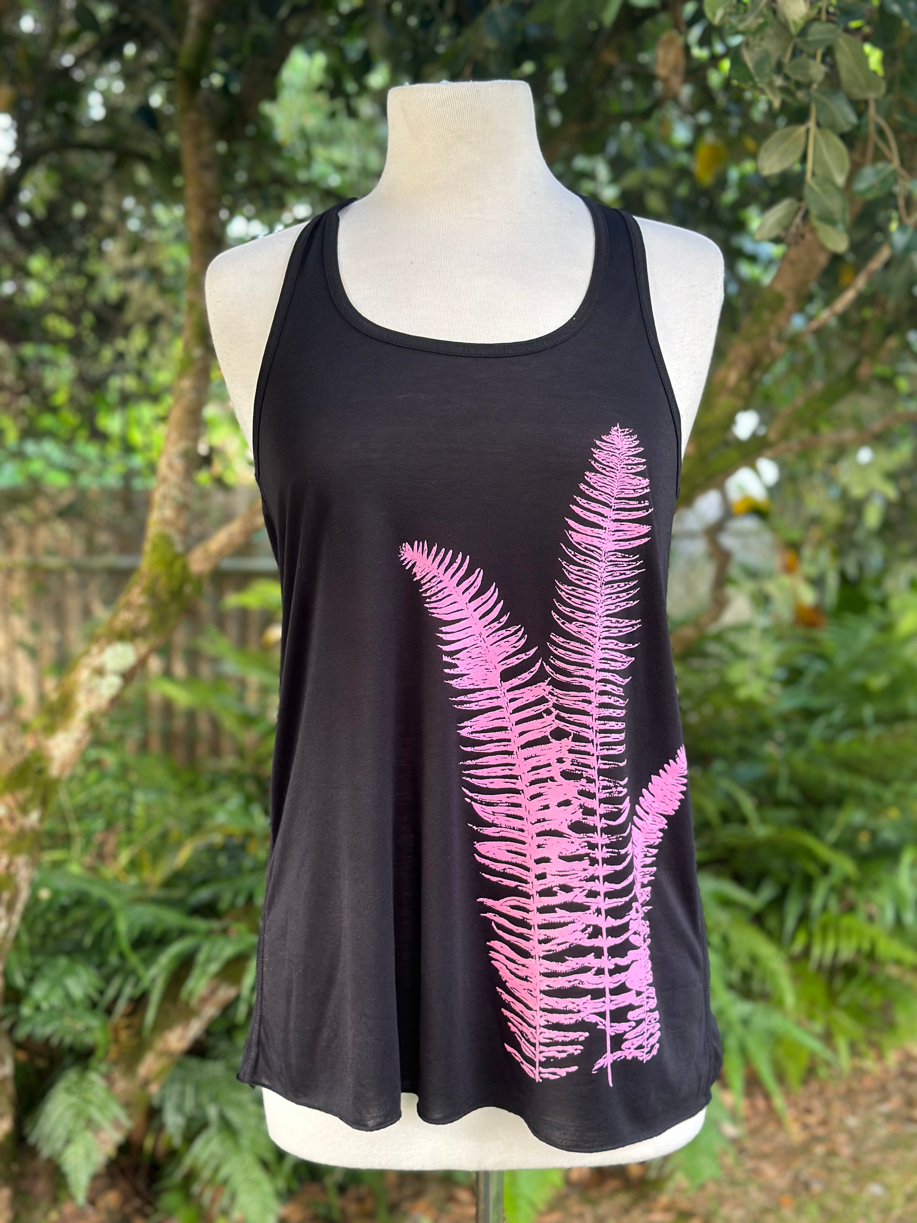 Racerback Tank Tops (Black)