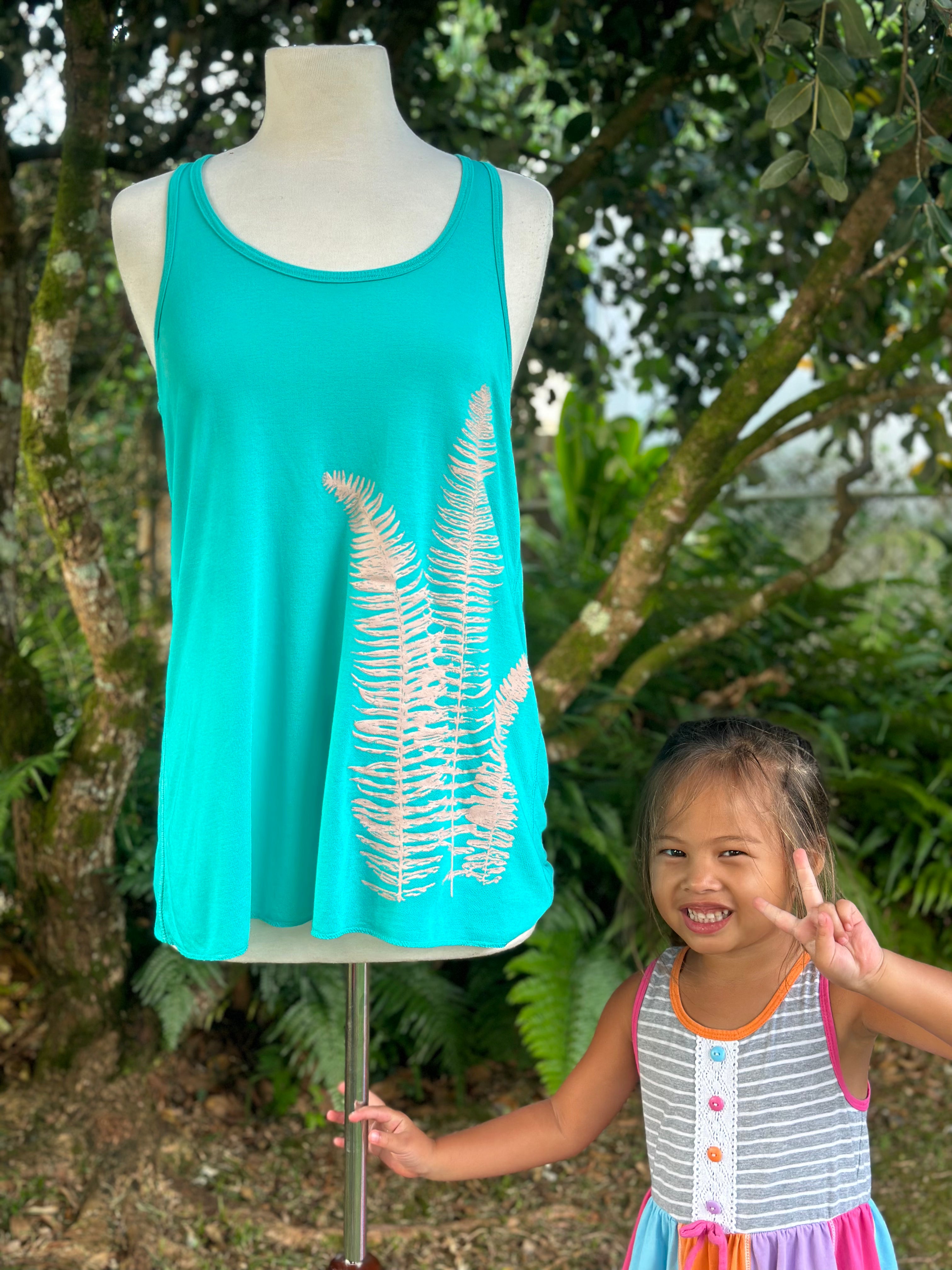 Racerback Tank Tops (Turquoise)