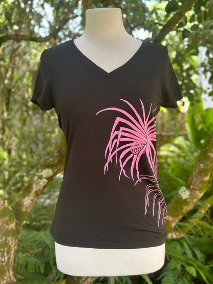 V-Neck Top (Black)