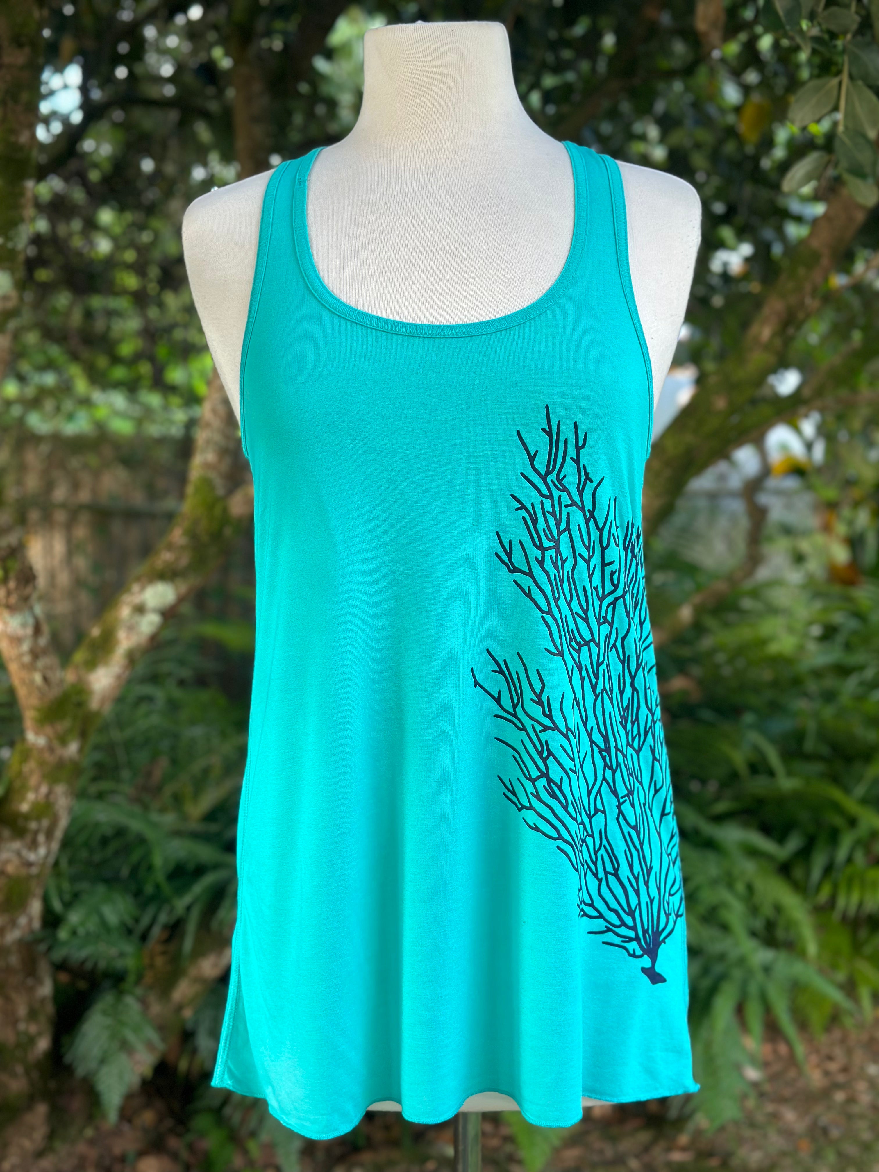 Racerback Tank Tops (Turquoise)