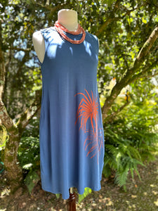Bamboo Tank Dress (Indigo)