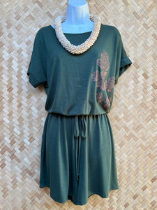 Shorts Romper (Army Green)