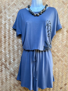 Shorts Romper (Cement)