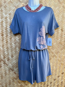 Shorts Romper (Cement)