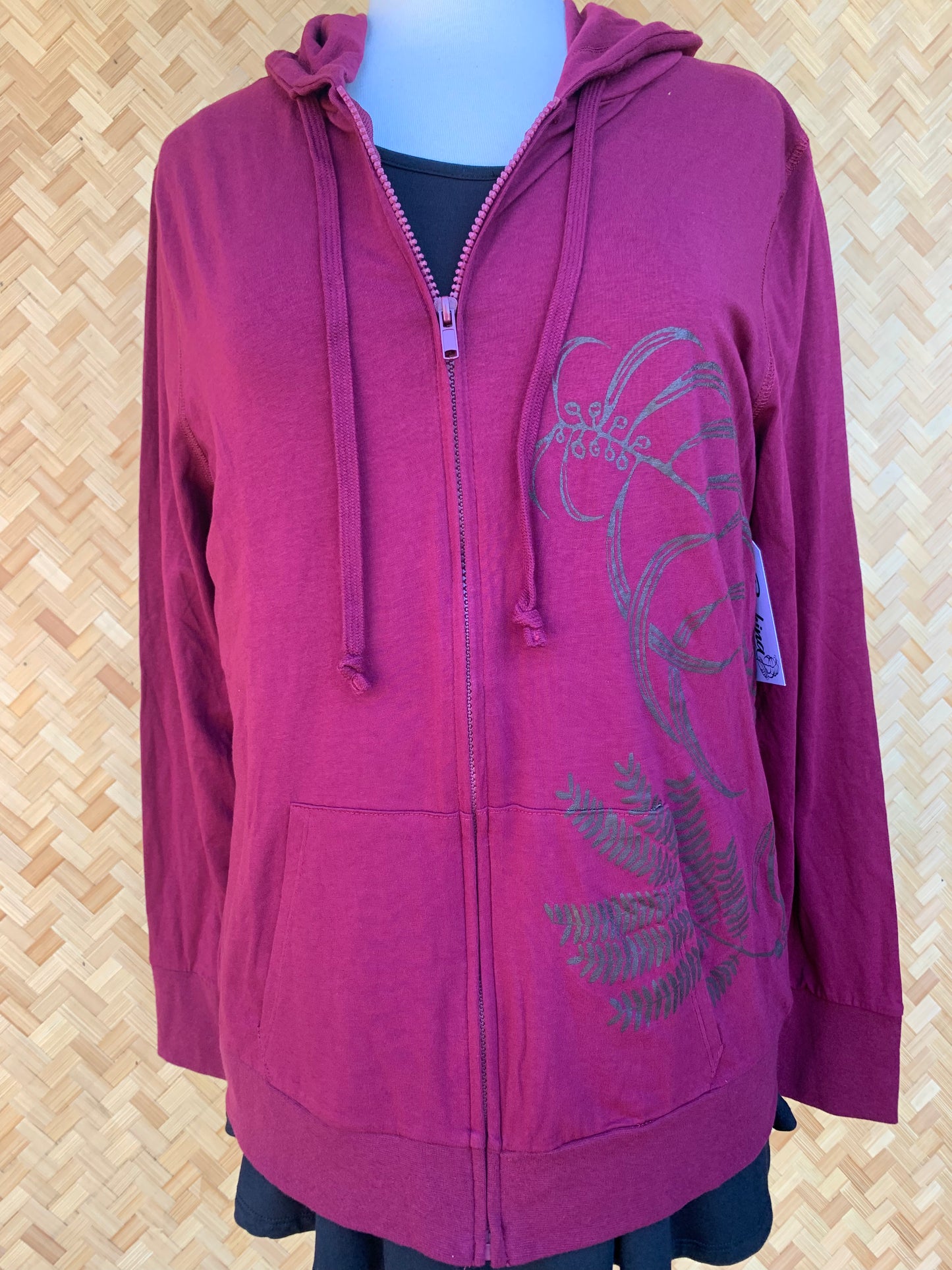 Hoodie Jacket (Burgundy)