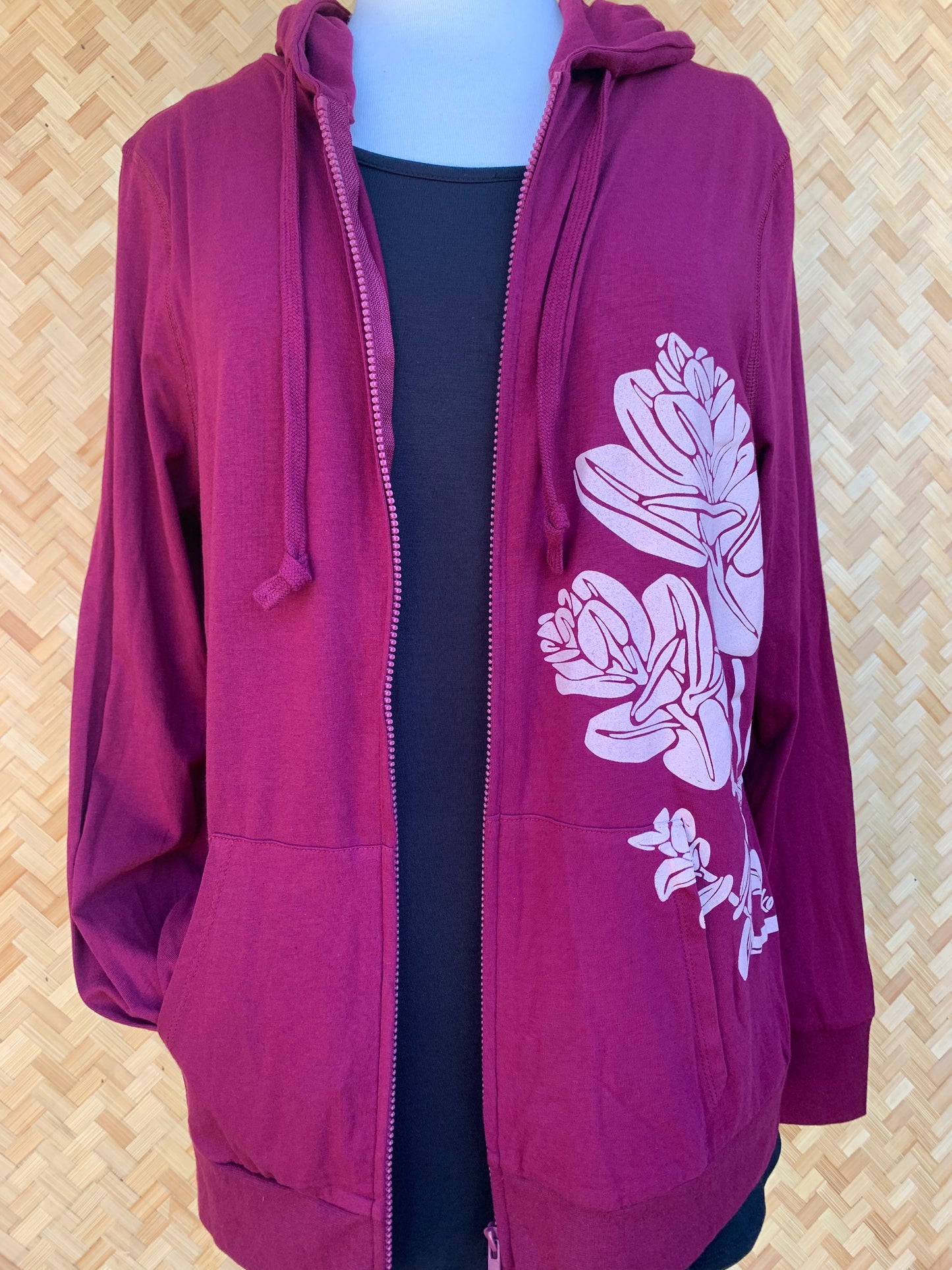Hoodie Jacket (Burgundy)