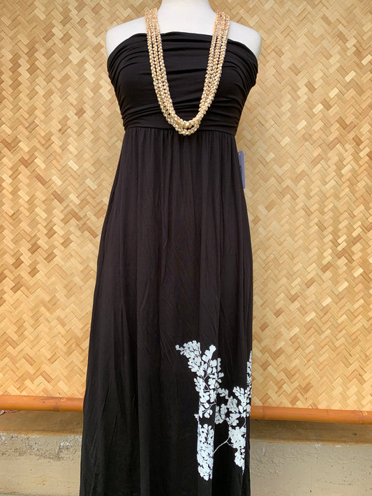 Strapless Maxi Dress (Black)